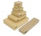 JewelrySupply Kraft Paper Cotton Filled Jewelry Gift Box Size #11 (Case of 100)